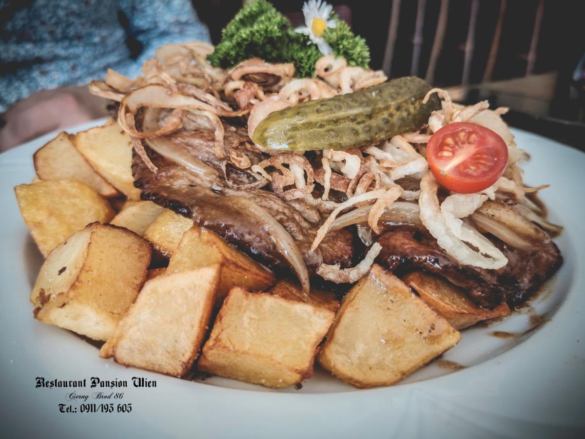 Restaurant Pansion Wien Cierny Brod Экстерьер фото